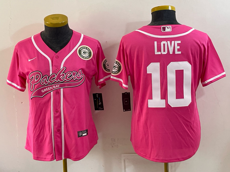 Youth Green Bay Packers #10 Love pink Nike Game 2026 NFL Jersey 092402->youth nfl jersey->Youth Jersey